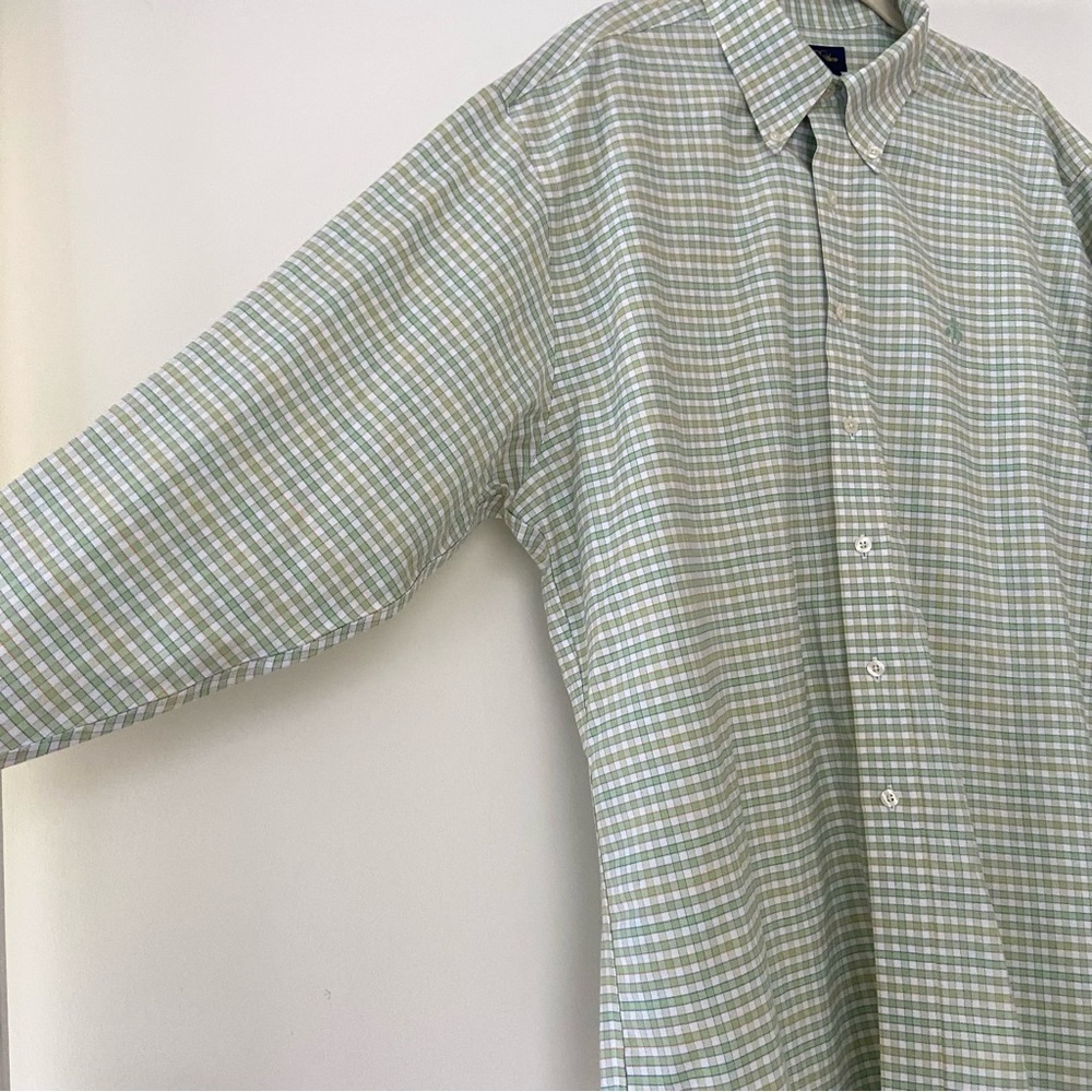 Brooks Brothers Dress Shirt Men's XL Plaid Long Sleeve Button Down Preppy Formal - Picture 6 of 14